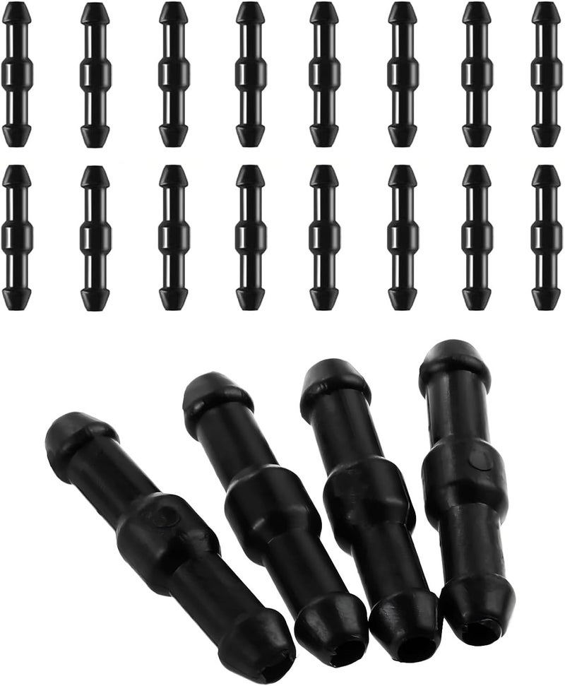 JRYEM 20PCS Universal Windshield Washer Hose Connectors, 2-Way I-Type Wiper Hose Adapters for Car Windshield Washer Nozzles - Image 1
